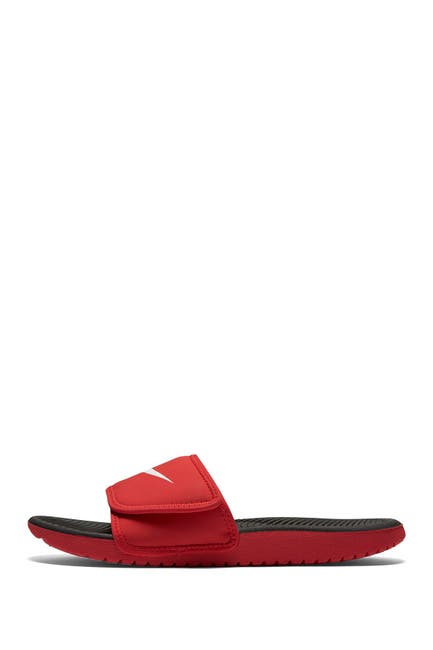 nike kawa adjustable slides youth