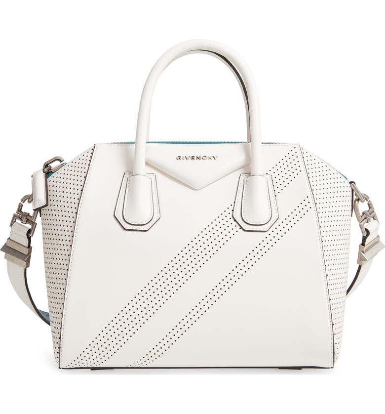 Givenchy Small Antigona Perforated Satchel Nordstrom Givenchy Small Antigona Perforated