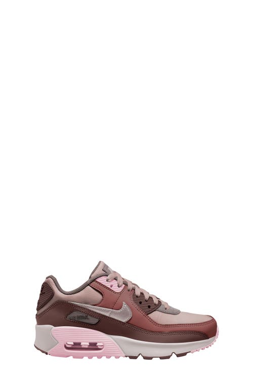 Shop Nike Kids' Air Max 90 Sneaker In Mauve/platinum Violet/pony