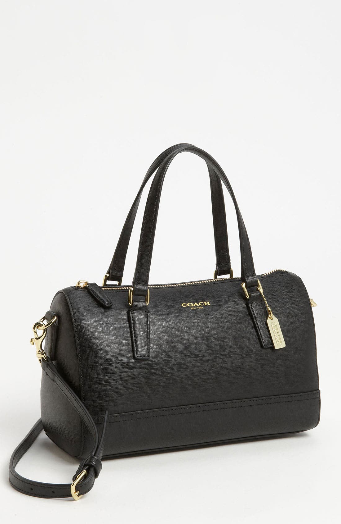 saffiano leather mini satchel