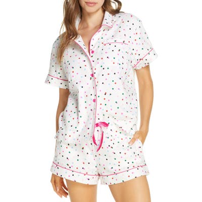 Ban. do Party Dots Pajama Top, Ivory