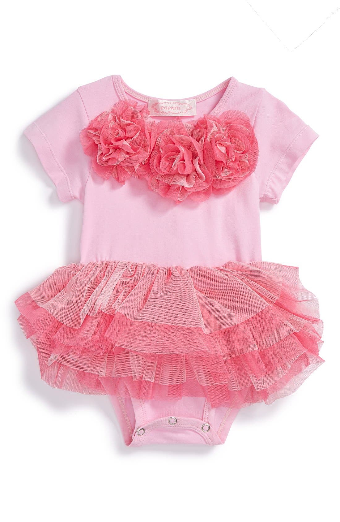 Popatu Floral Tutu Bodysuit (Baby Girls) Nordstrom