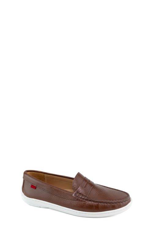 Marc Joseph New York Kids' Broadway Venetian Loafer Cognac Grainy/White Sole at Nordstrom,