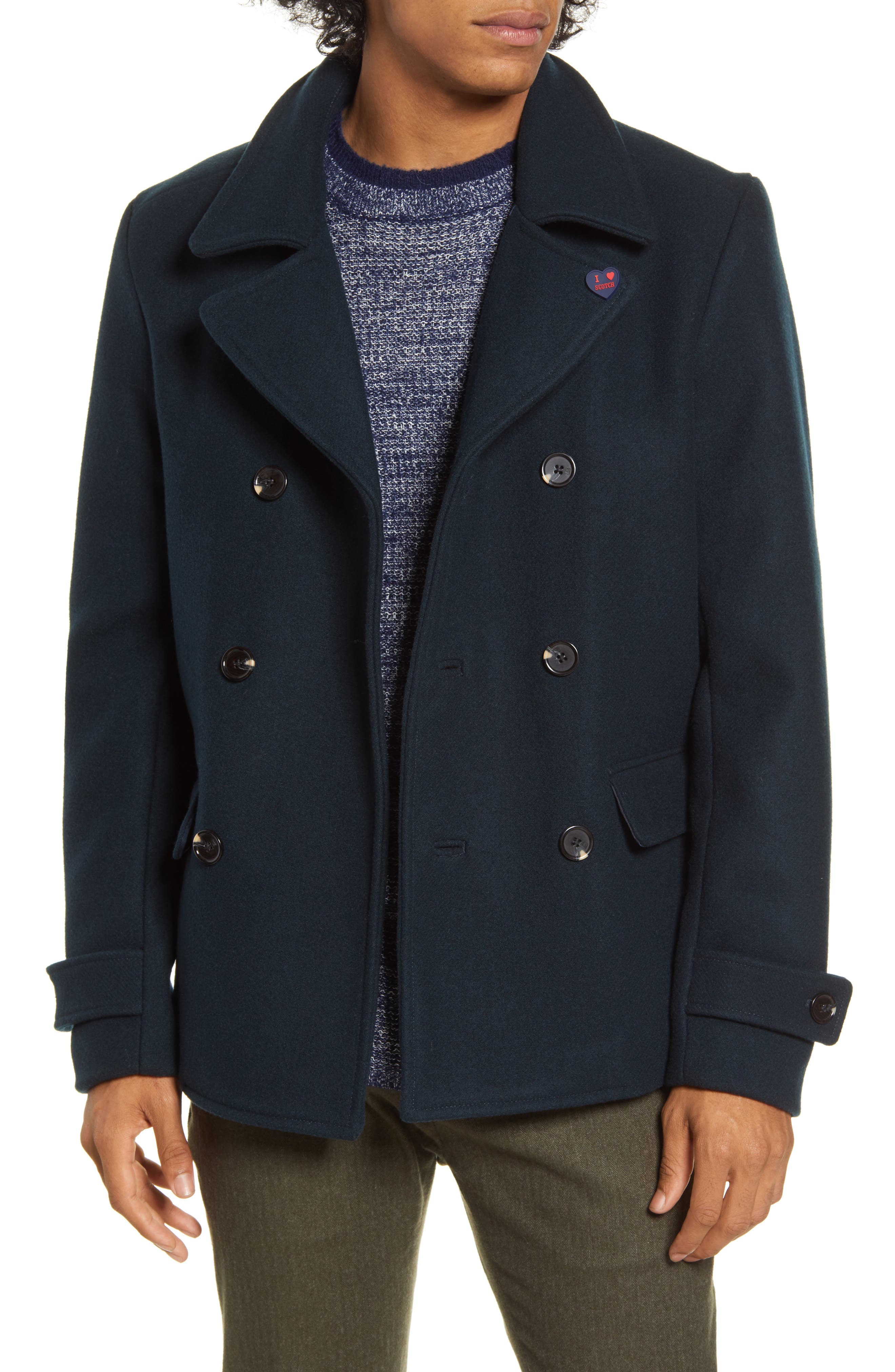 scotch and soda classic caban jacket