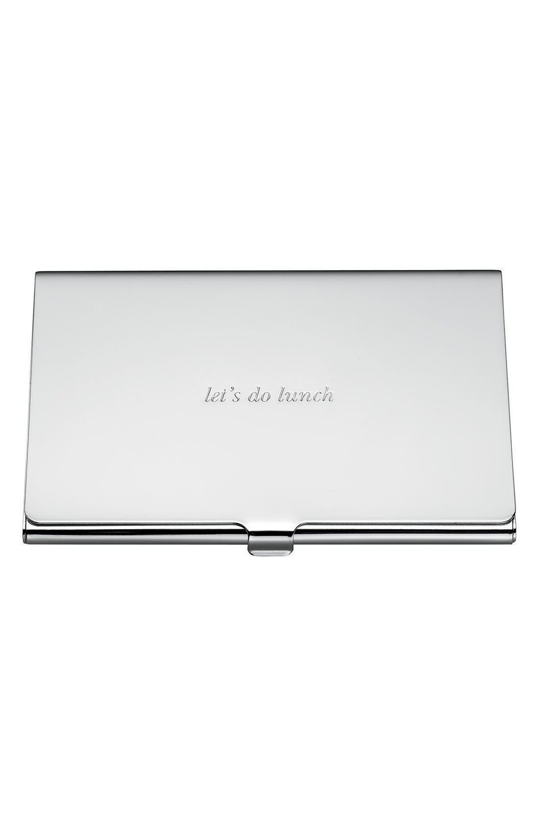 kate spade new york let's do lunch business card holder Nordstrom