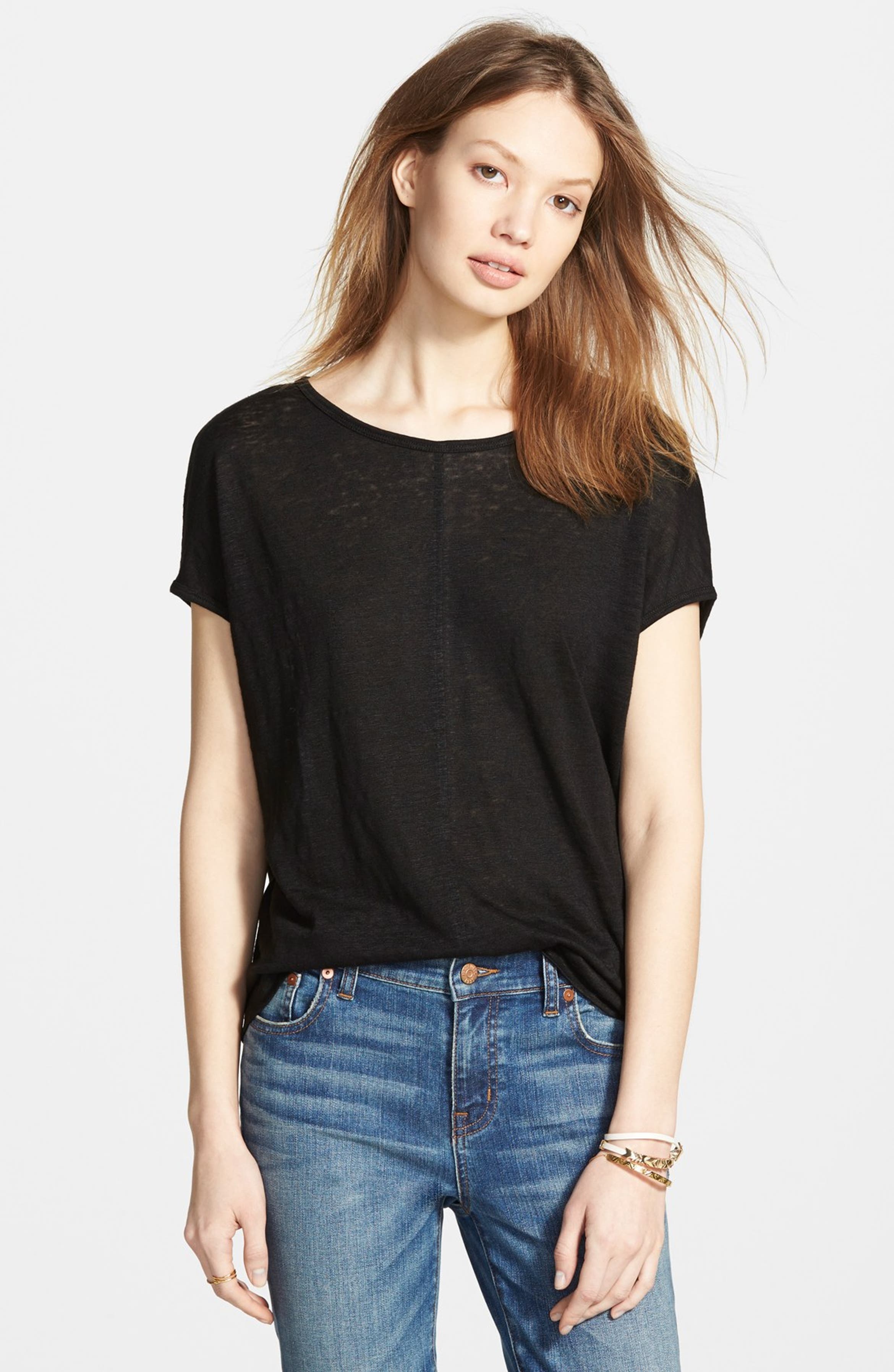 Madewell 'Miracle' Linen Tee | Nordstrom