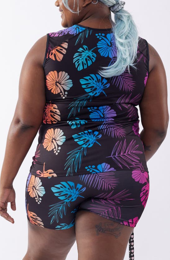 Tomboyx Swim Tank In Tropadelic