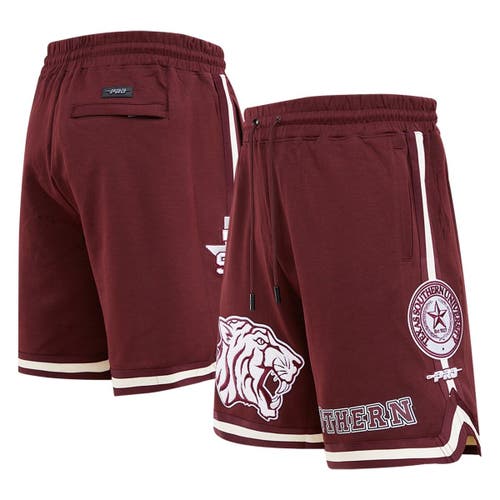 Men's Pro Standard Maroon Texas Southern Tigers University Classic Shorts