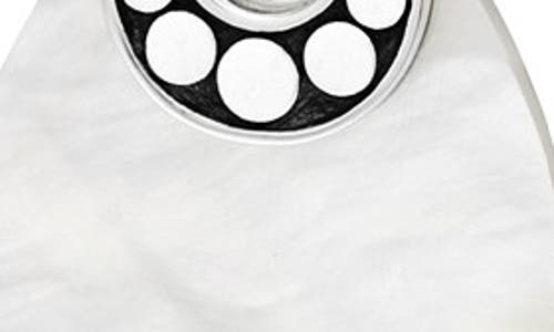 John Hardy Dot Drop Earrings In Silver/mother Of Pearl