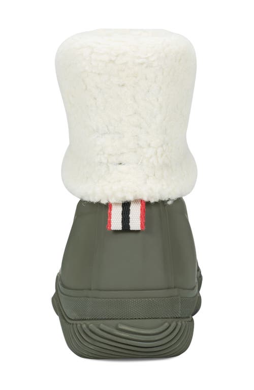 Shop Hunter Thunor Indoor/outdoor Insulated Roll Top Waterproof Snow Boot In Galloway Green