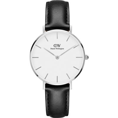 Daniel Wellington Classic Petite Leather Strap Watch, 32Mm