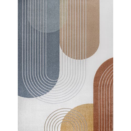 Jonathan Y Arches Contemporary Minimalist Machine-washable Area Rug In Multi