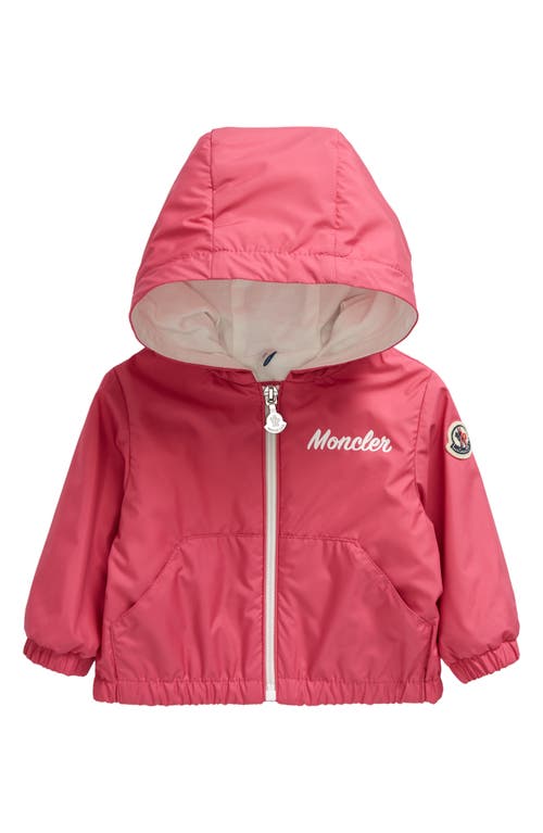 Moncler Kids' Evanthe Hooded Jacket Ibis Rose at Nordstrom,