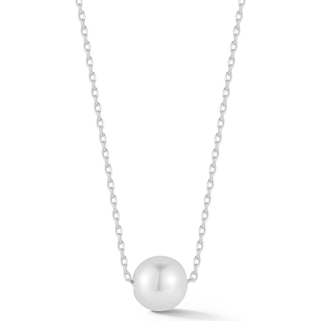 Sphera Milano Freshwater Pearl Pendant Necklace In Silver