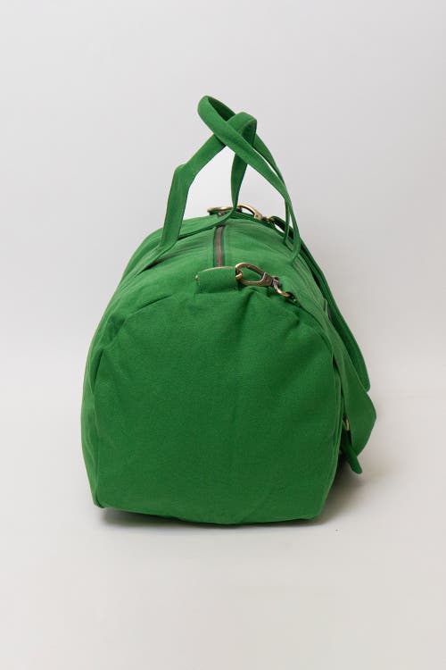 Shop Terra Thread Organic Cotton Gym Bag In Moss Green