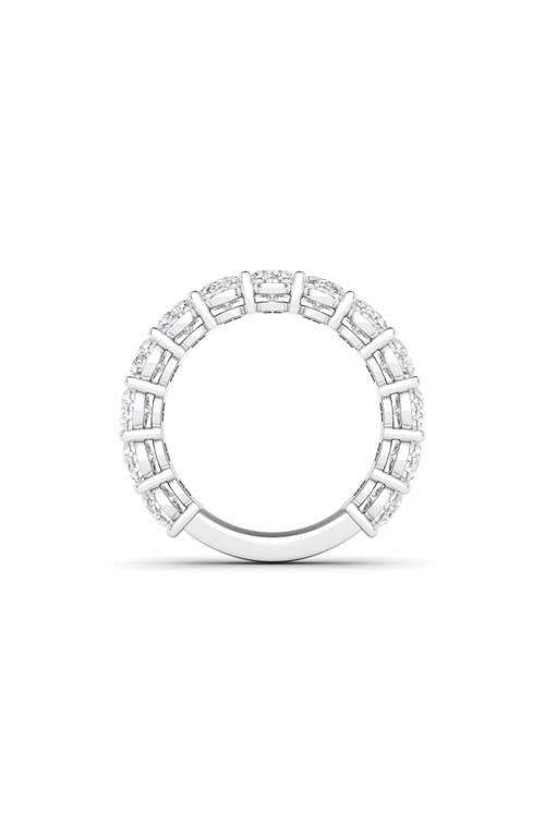 Shop Hautecarat Oval Cut Lab Created Diamond Eternity Band In White Gold