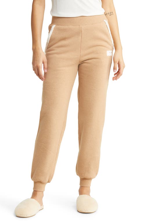 UGG(r) Daylin Fleece LIned Stretch Cotton Joggers in Heather Camel