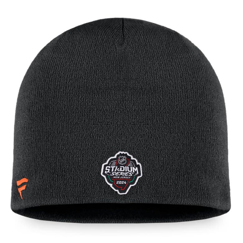 Shop Fanatics Branded Black Philadelphia Flyers 2024 Nhl Stadium Series Knit Hat