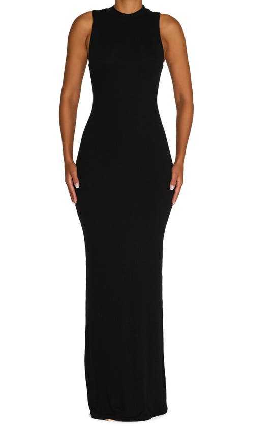 NAKED WARDROBE CHIC RIB TANK MAXI DRESS