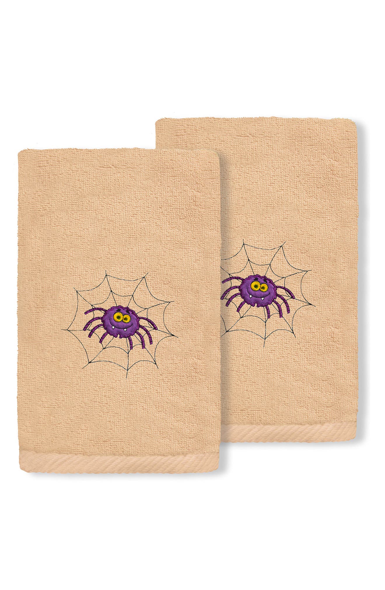 Linum Home Textiles Spider Embroidered Luxury 100 Turkish Cotton Hand