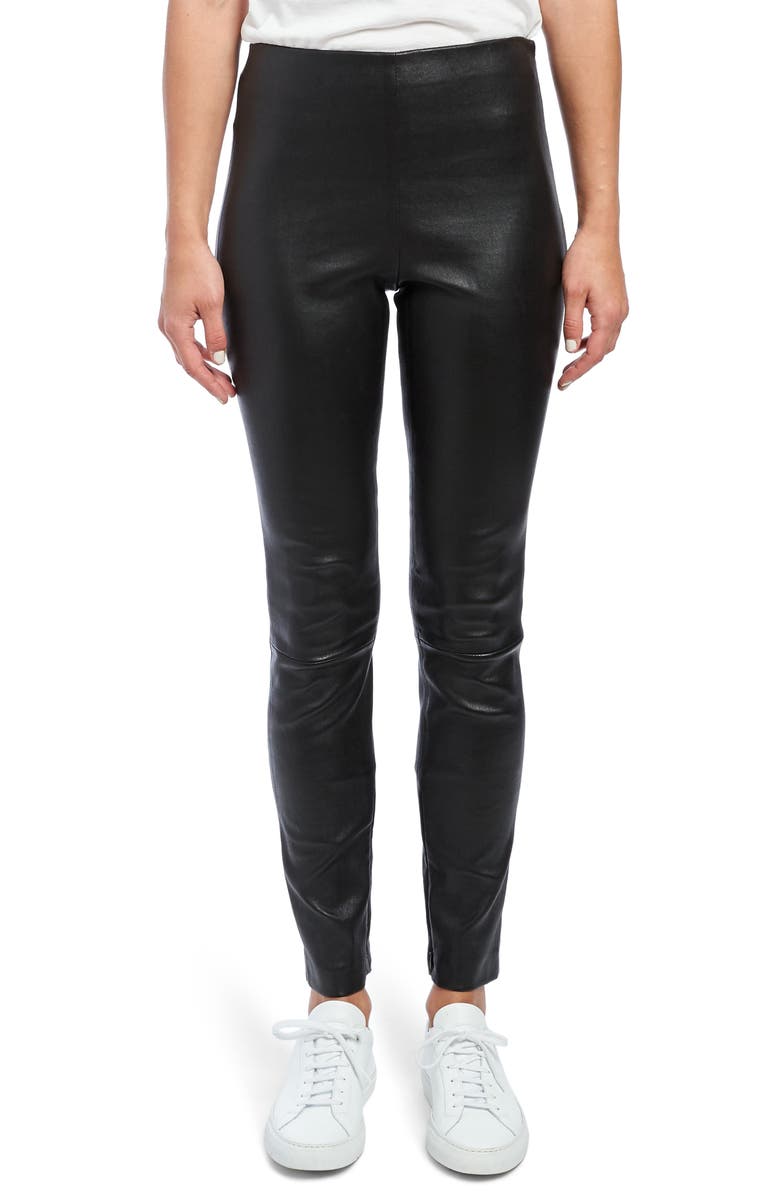 Theory Leather Skinny Leggings | Nordstrom