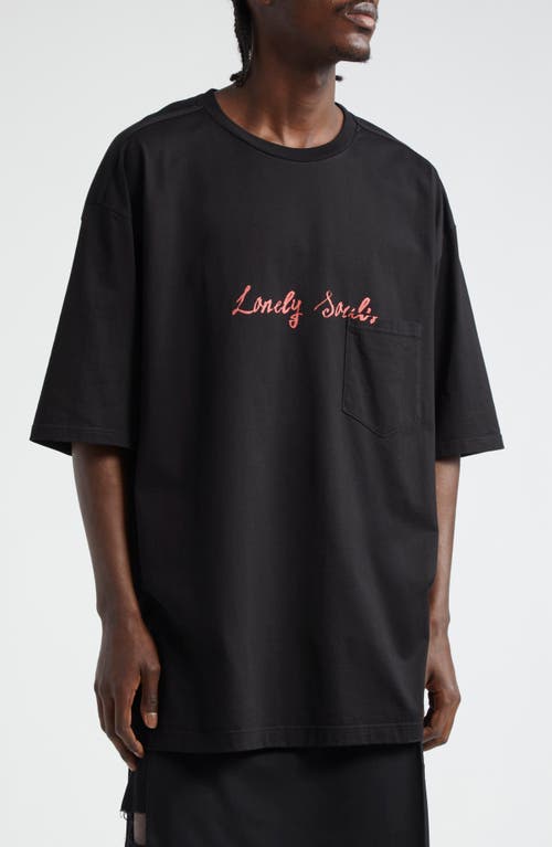 TAKAHIROMIYASHITA TheSoloist. Lonely Souls Oversize Graphic T-Shirt Black at Nordstrom, Us