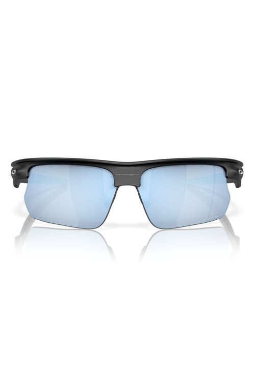 Oakley Bisphaera 68mm Prizm Gradient Oversize Polarized Rectangular Sunglasses in Black Blue at Nordstrom