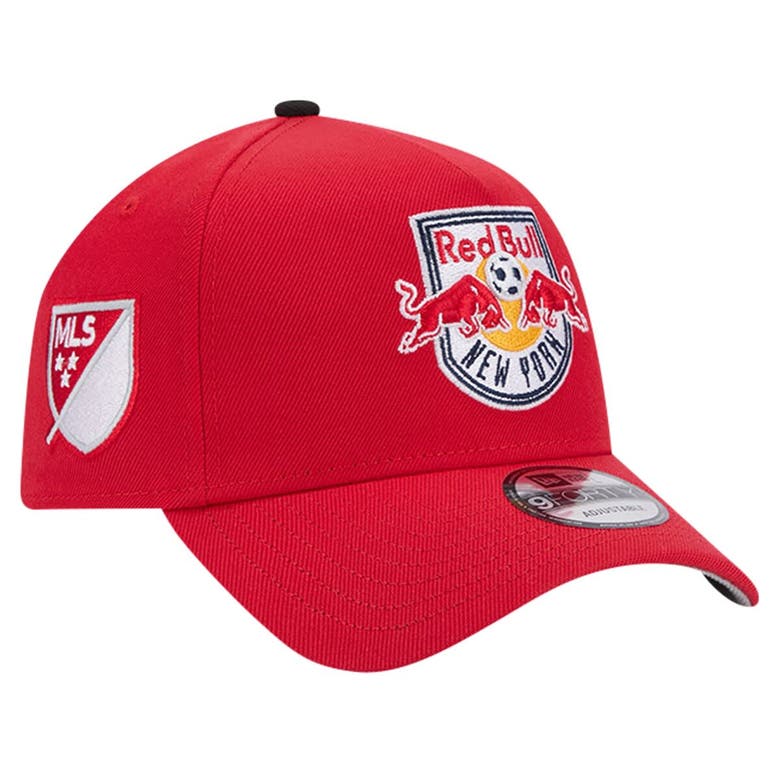 Shop New Era Red New York Red Bulls 2024 Kick Off Collection 9forty A-frame Adjustable Hat