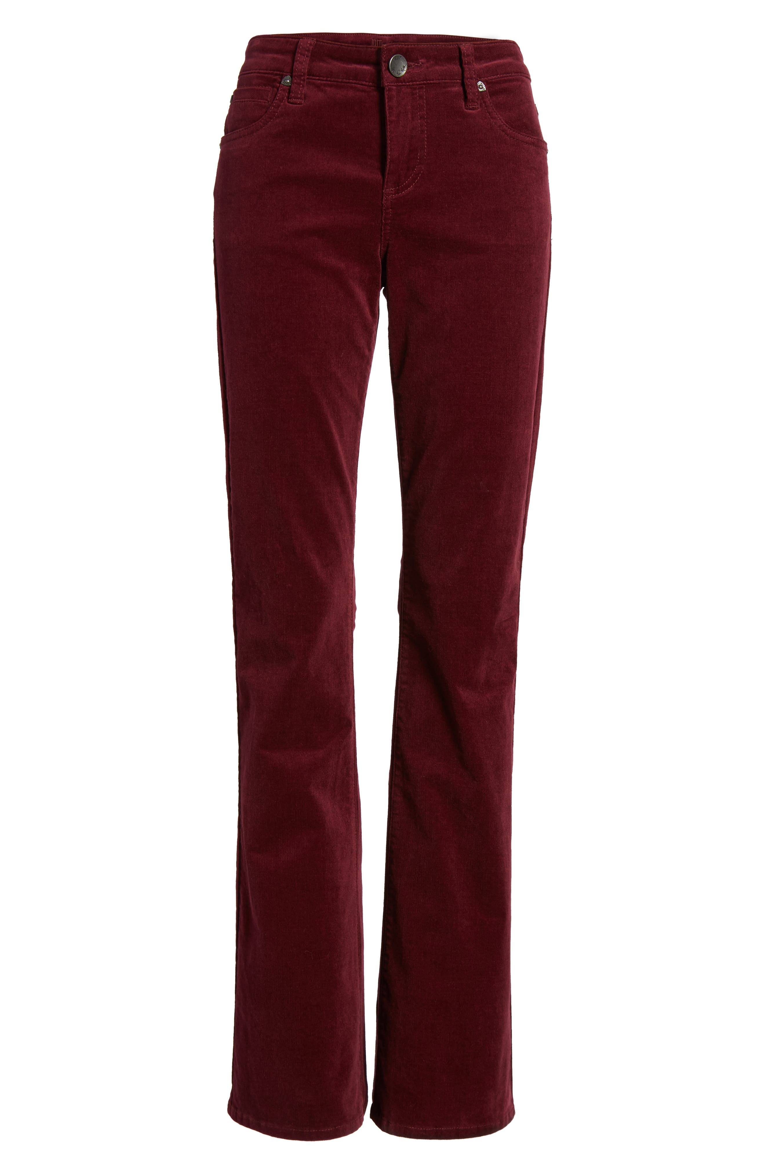 kut from the kloth baby bootcut corduroy jeans