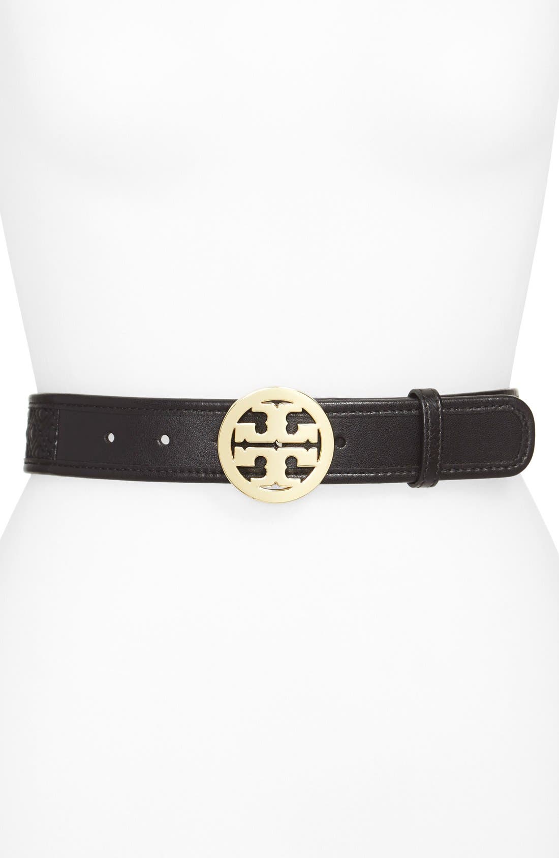 Tory Burch 'Marion' Diamond Quilted Belt Nordstrom