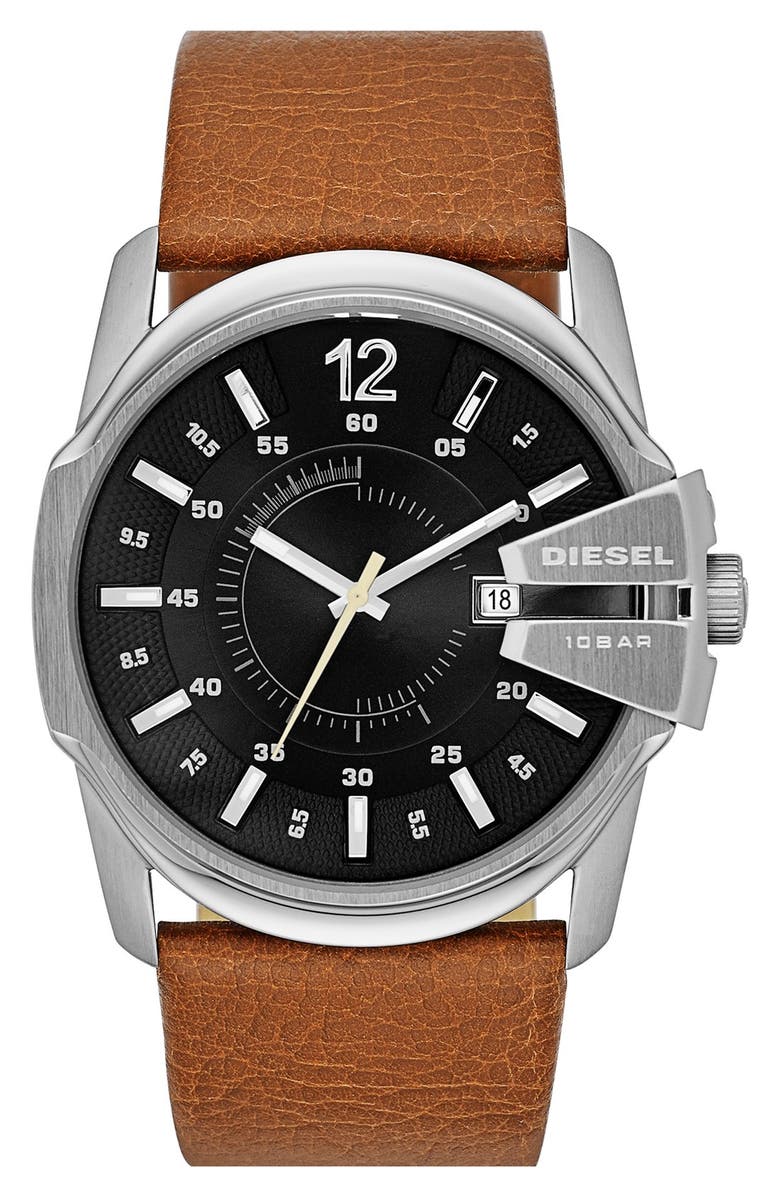 Diesel watches ladies leather strap Clearance