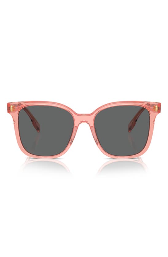 Tory Burch 53mm Square Sunglasses In Grey Orange