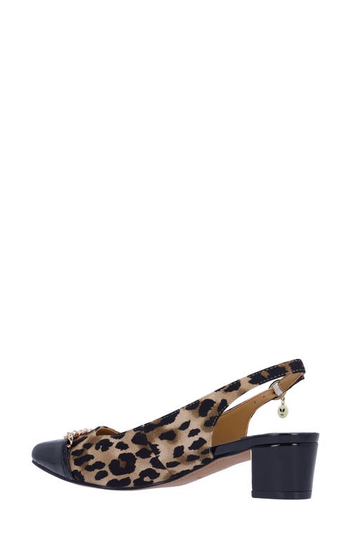 Shop J. Reneé Bagley Slingback Pump In Brown/black