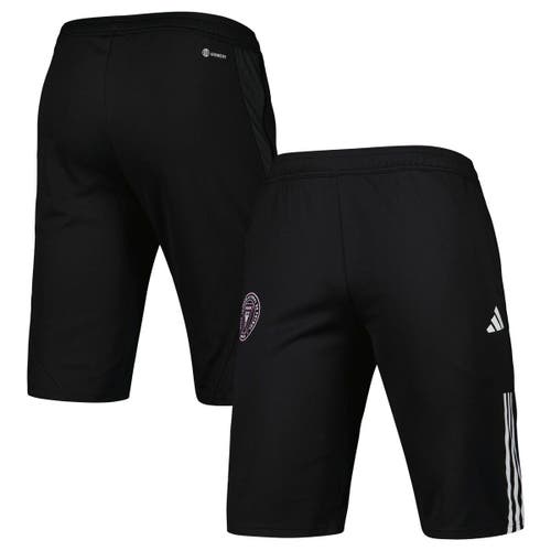 Men's adidas Black Inter Miami CF 2023 On-Field Training AEROREADY Half Pants