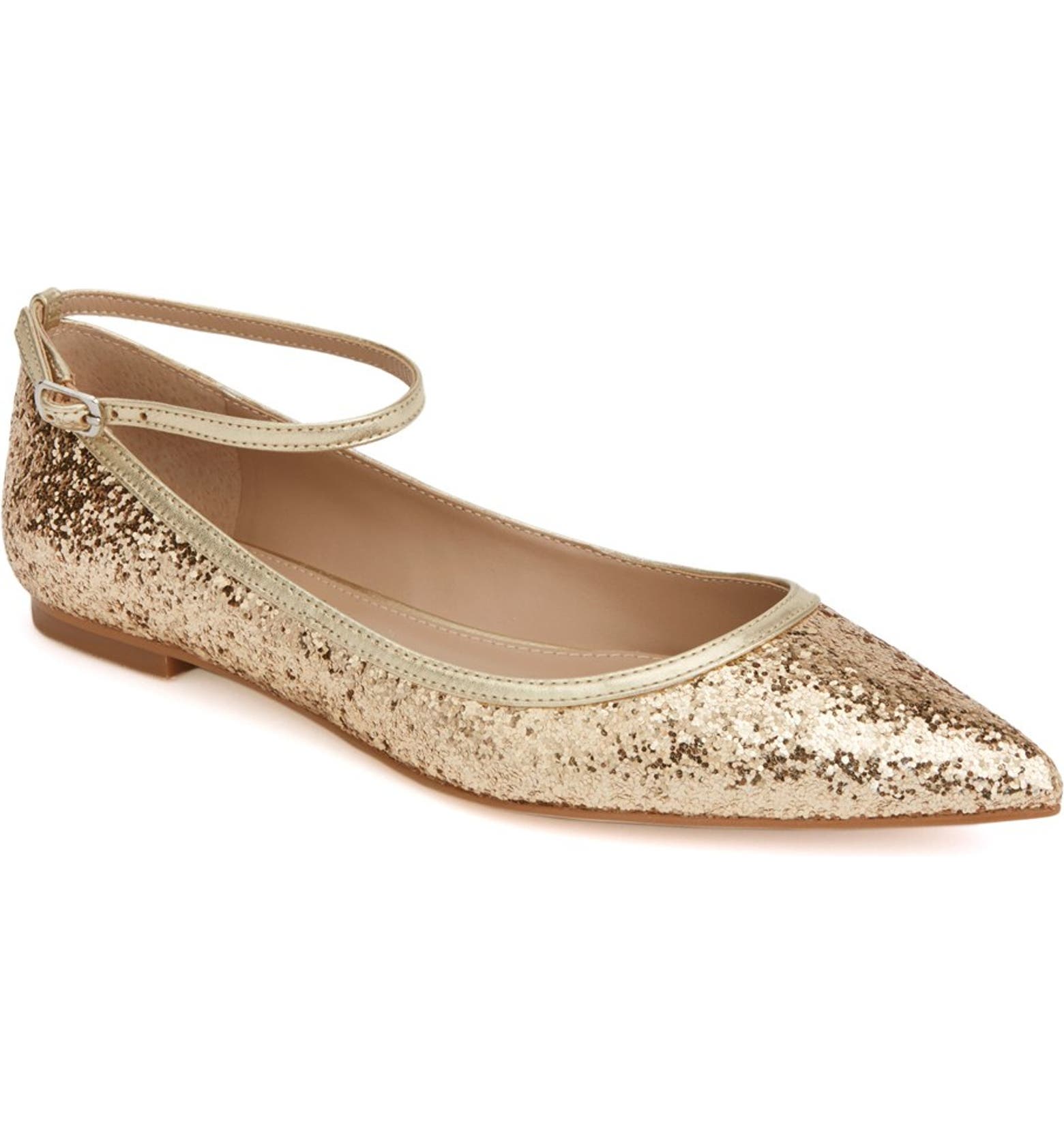 Shoes of Prey x Megan Hess Fleur-de-lis Collection Sparkle Flat (Women ...