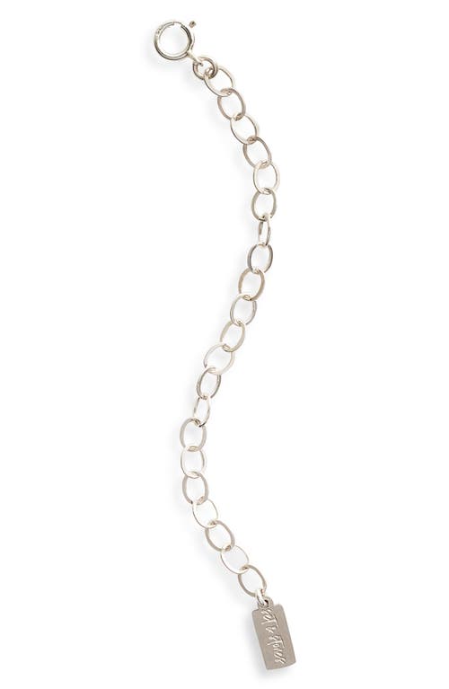 Extender Chain in Silver 3 In