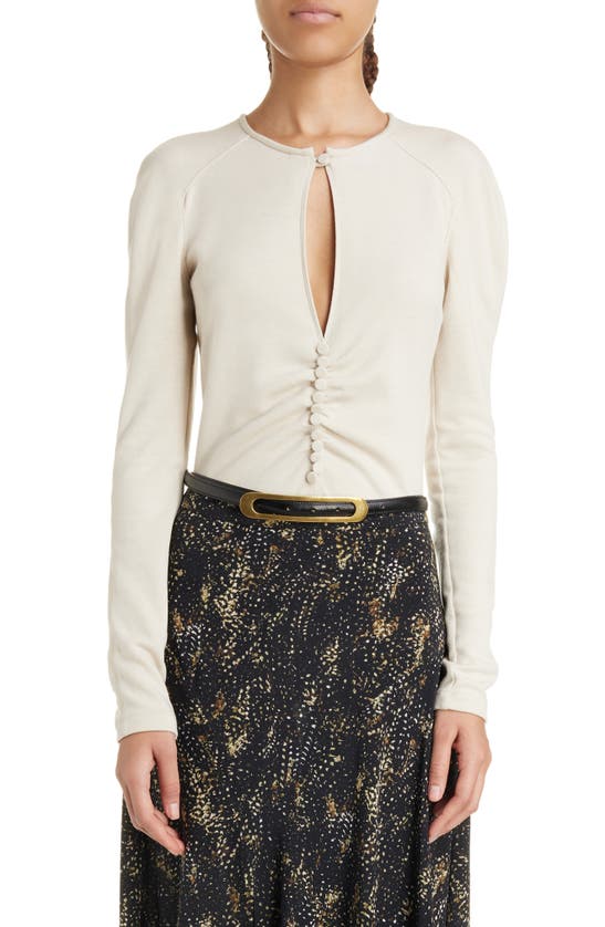 Isabel Marant Dorine Blouse In Beige