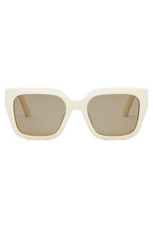 Dior Highlight S2i Sunglasses In Ivory/brown Mirror