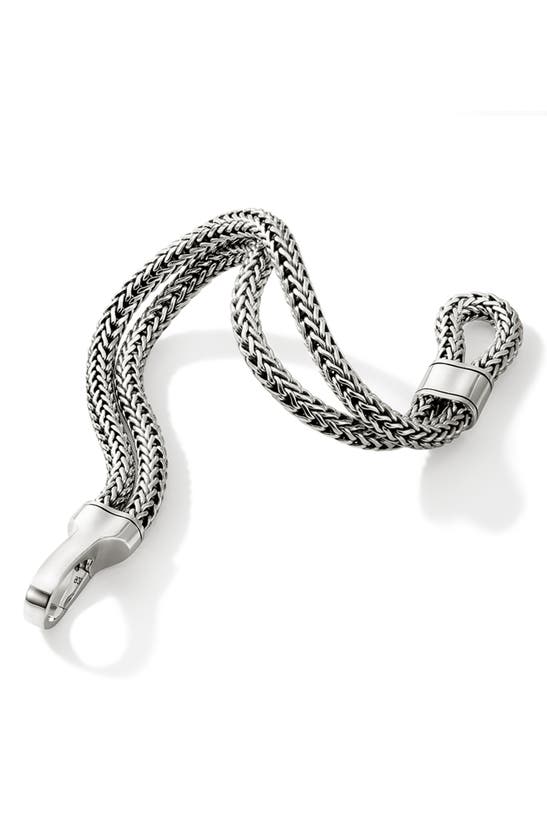 John Hardy Double Row Chain Bracelet In Silver