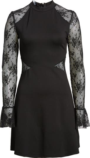 Embellished Cap Sleeve Sheath Dress