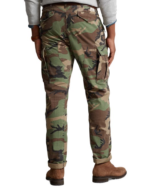 Shop Polo Ralph Lauren Camo Cargo Joggers In Surplus Camo