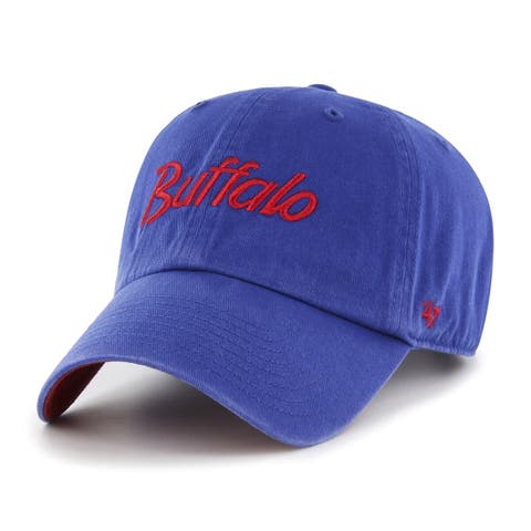 Men's '47 Navy Buffalo Bills Clean Up Alternate Adjustable Hat