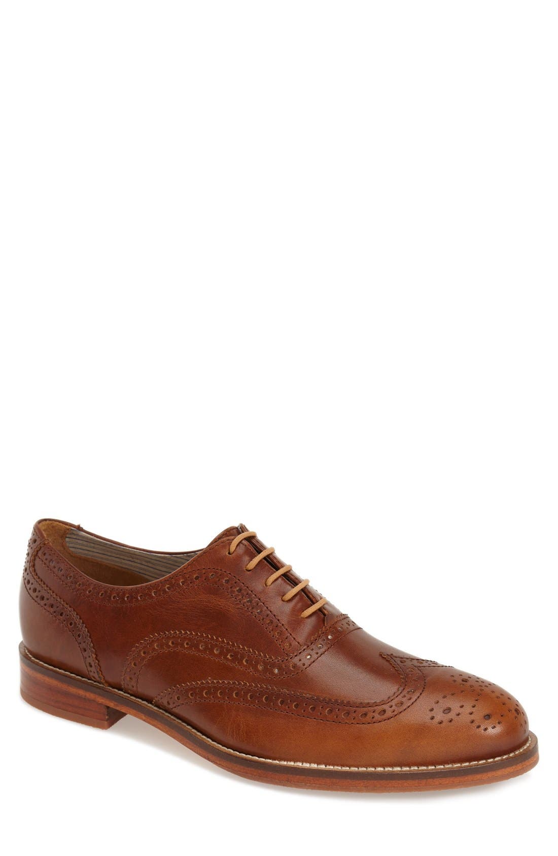 J Shoes Charlie Plus Wingtip Oxford In Brass ModeSens