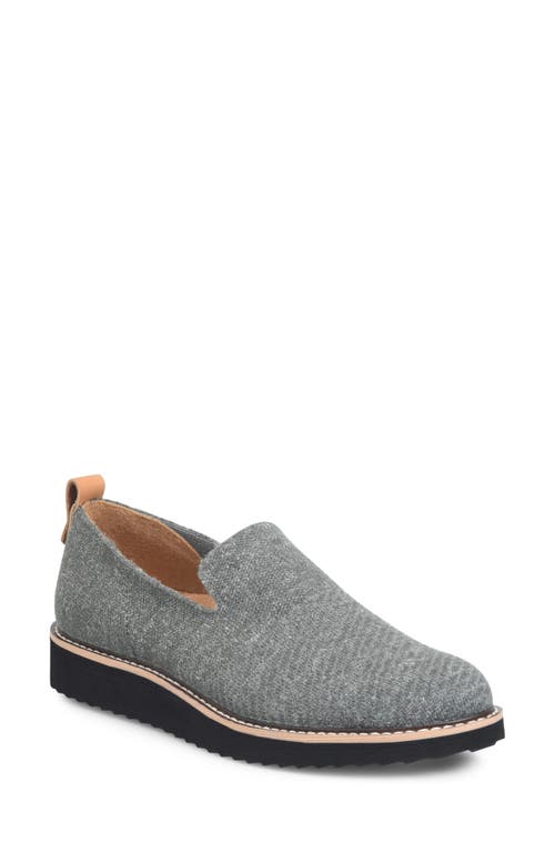 Lelan Sweater Knit Loafer in Heathered Dark Grey