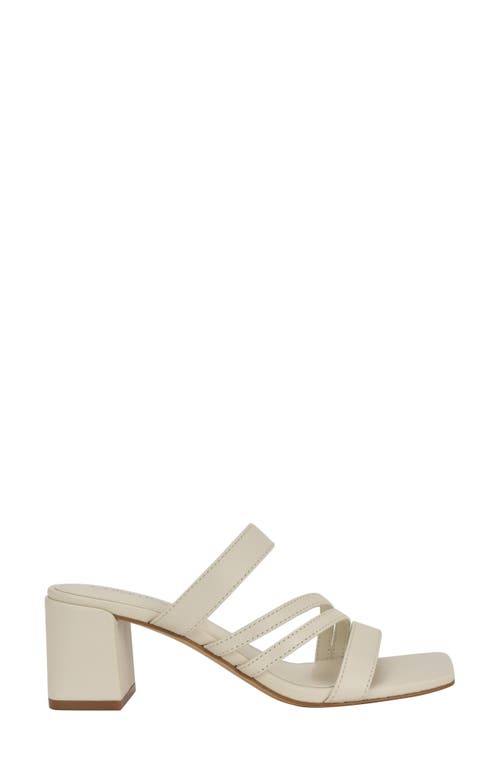 Calvin Klein Pretty Slide Sandal In Ivory
