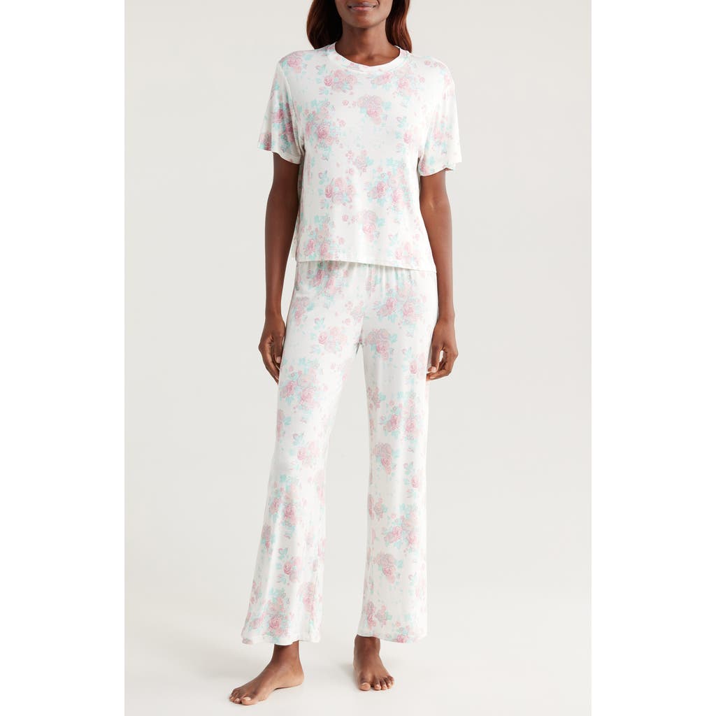 Honeydew Intimates All American Pajamas In Ivory Roses