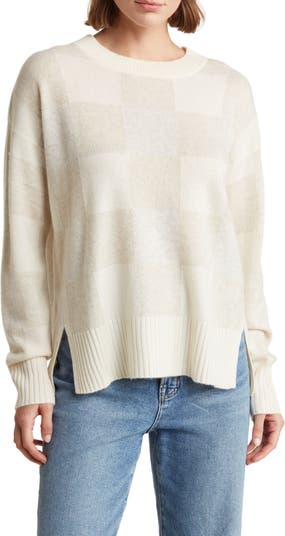 Lucky Brand Mixed Stitch Pullover Sweater