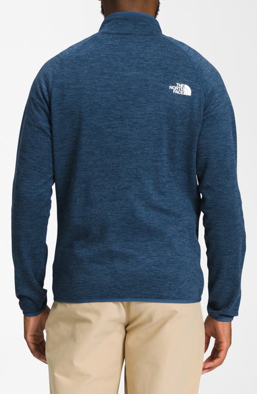 The North Face Men's Canyonlands Full Zip Fleece Jacket In Shady Blue Heather-npf