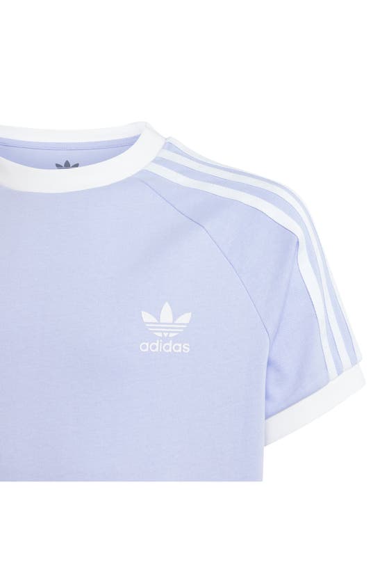 Shop Adidas Originals Kids' Adicolor Cotton T-shirt Dress In Violet Tone