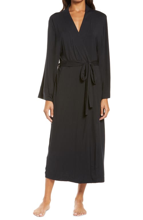 Papinelle Long Robe in Black at Nordstrom, Size X-Small